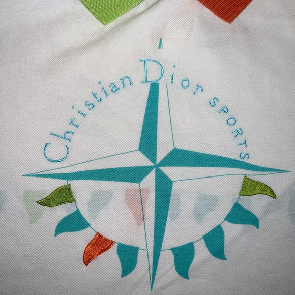 Authentic Christian Dior Sports Polo Shirt Size M - Picture 6 of 13